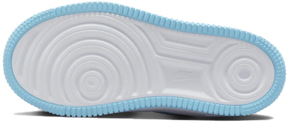 (PS) Nike Force 1 Low EasyOn 'Blanco Azul Acuario' FN0237-107 Details for (PS) Nike Force 1 Low EasyOn 'Blanco Azul Acuario' FN0237-107