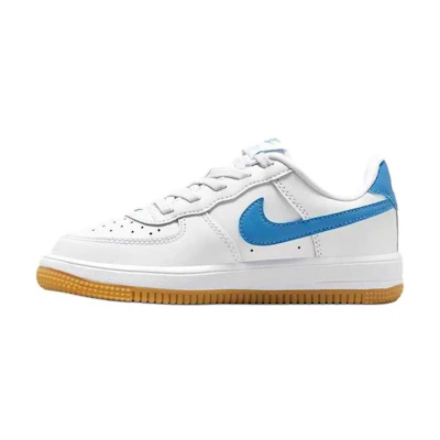 (PS) Nike Force 1 Low EasyOn 'White Blue Beyond Gum'