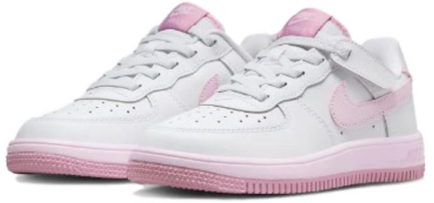 (Preschool) Nike Force 1 Low EasyOn 'White Pink Foam' FN0237-100 Lookbook (Preschool) Nike Force 1 Low EasyOn 'White Pink Foam' FN0237-100