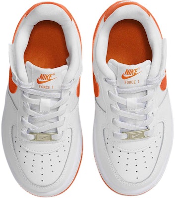 (Preschool) Nike Force 1 Low EasyOn 'White Safety Orange' FN0237-113 Shop (Preschool) Nike Force 1 Low EasyOn 'White Safety Orange' FN0237-113