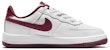 (PS) Nike Force 1 Rendah EasyOn 'Putih Merah Pasukan' FN0237-105