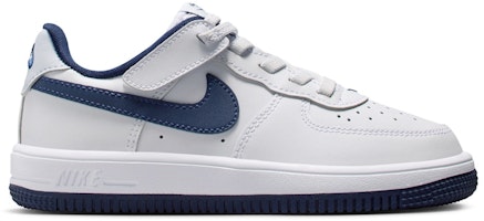 (Preschool) Nike Force 1 Low EasyOn White Grey Midnight Navy IH4498-111 (Preschool) Nike Force 1 Low EasyOn White Grey Midnight Navy IH4498-111