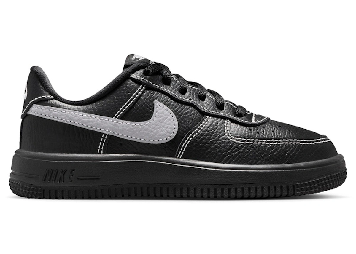(Preschool) Nike Force 1 Low LV8 3 Black Wolf Grey