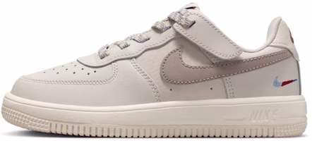 (Preschool) Nike Force 1 Low LV8 EasyOn 'Light Orewood Brown Burgundy Crush' IH4496-100 (Preschool) Nike Force 1 Low LV8 EasyOn 'Light Orewood Brown Burgundy Crush' IH4496-100