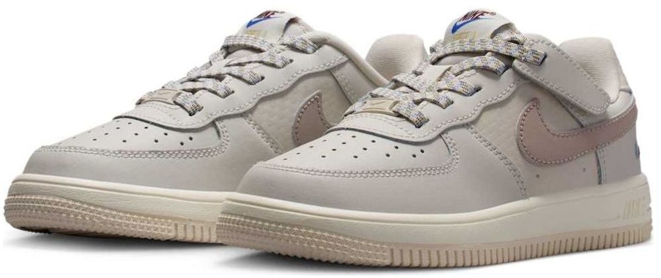 (Preschool) Nike Force 1 Low LV8 EasyOn 'Light Orewood Brown Burgundy Crush' IH4496-100 Shop (Preschool) Nike Force 1 Low LV8 EasyOn 'Light Orewood Brown Burgundy Crush' IH4496-100