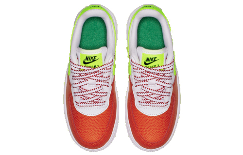 Lookbook Nike Air Force 1 低筒 白紅