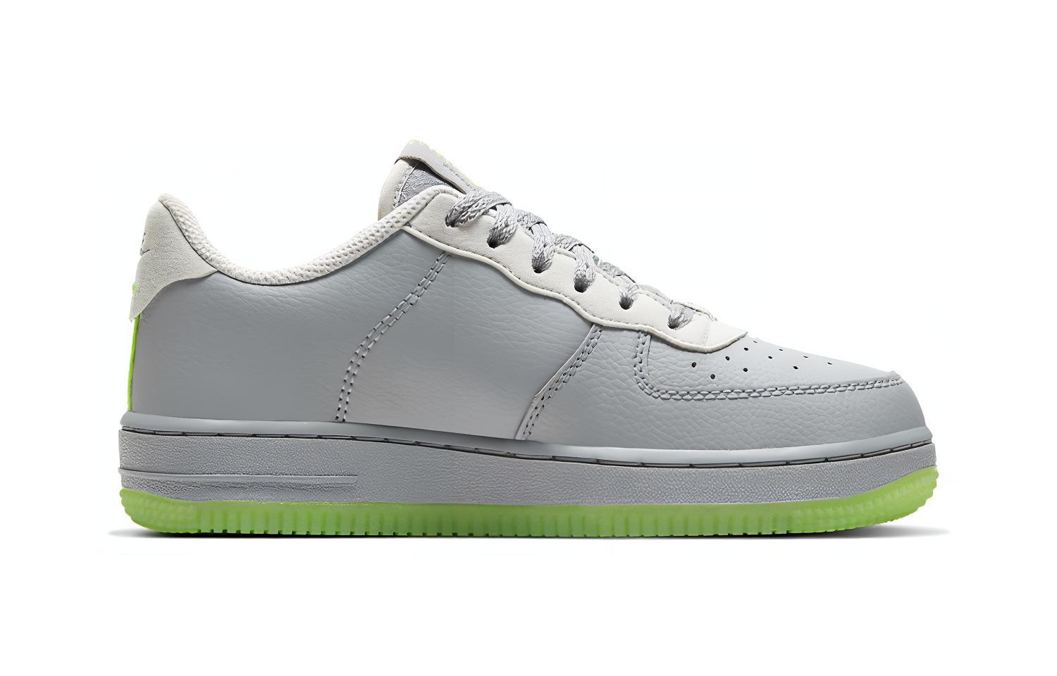 (PS) Nike Force 1 LV8 3 'Wolf Grey Ghost Green' 圖 2