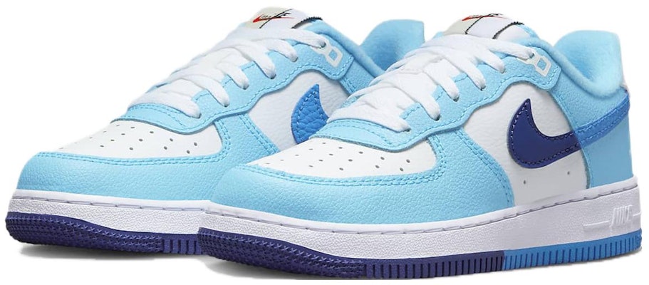 (PS) ナイキ エアフォース1 LV8 "スプリット ライトフォトブルー" DX2164-100 Lookbook (PS) ナイキ エアフォース1 LV8 "スプリット ライトフォトブルー" DX2164-100