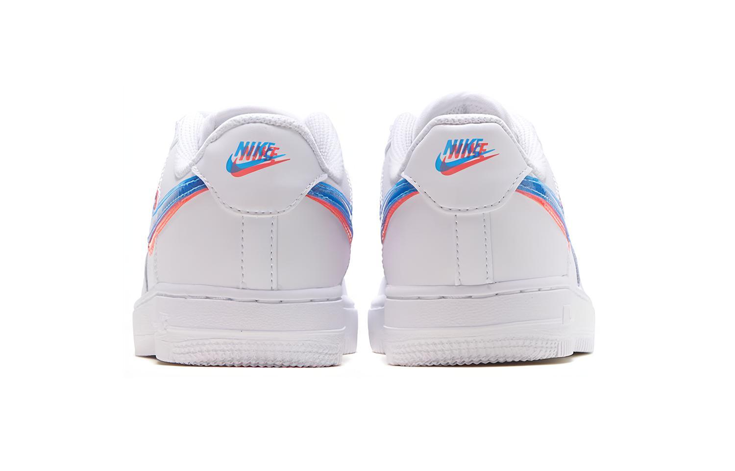 Lookbook 中童 Nike Air Force 1 Low LV8 KSA “3D眼鏡”裸眼3D 低筒 球鞋 紅藍白