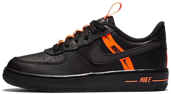 (Preschool) Nike Force 1 LV8 KSA 'Black Total Orange' CT4681-001 Buy (Preschool) Nike Force 1 LV8 KSA 'Black Total Orange' CT4681-001