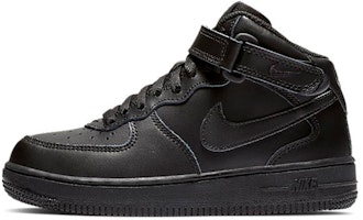 (Preschool) Nike Force 1 Mid 'Black' 314196-004 (Preschool) Nike Force 1 Mid 'Black' 314196-004