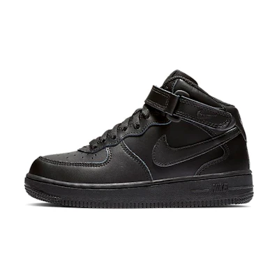 (PS) Nike Force 1 Mid 'Black'