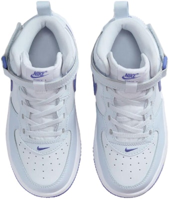(Preschool) Nike Force 1 Mid EasyOn 'Football Grey Persian Violet' FJ1917-001 Lookbook (Preschool) Nike Force 1 Mid EasyOn 'Football Grey Persian Violet' FJ1917-001