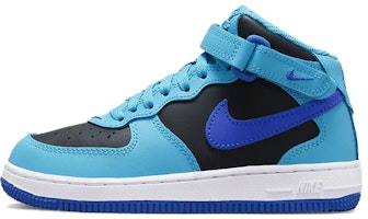 (Preschool) Nike Force 1 Mid LE 'Blue Lightning Black' DH2934-400 (Preschool) Nike Force 1 Mid LE 'Blue Lightning Black' DH2934-400