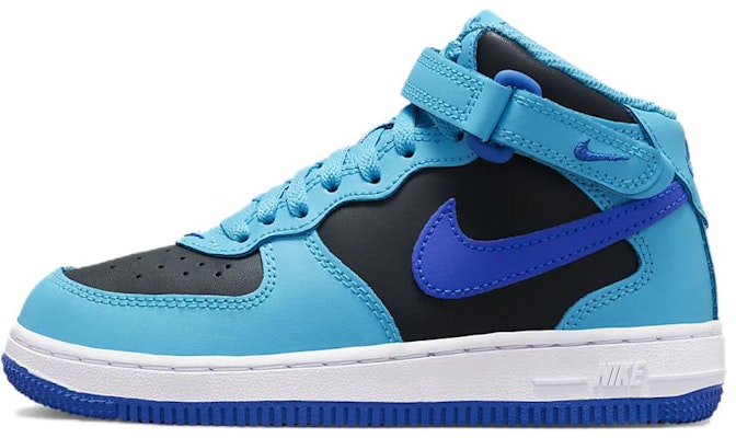 (Preschool) Nike Force 1 Mid LE 'Blue Lightning Black' DH2934-400 Buy (Preschool) Nike Force 1 Mid LE 'Blue Lightning Black' DH2934-400
