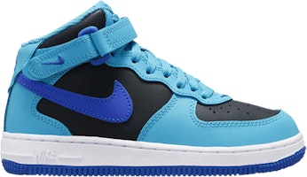 (Preschool) Nike Force 1 Mid LE 'Blue Lightning Black' DH2934-400 (Preschool) Nike Force 1 Mid LE 'Blue Lightning Black' DH2934-400