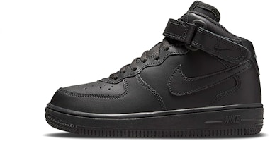(Preschool) Nike Force 1 Mid LE 'Triple Black' DH2934-001 (Preschool) Nike Force 1 Mid LE 'Triple Black' DH2934-001