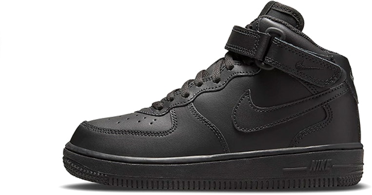 (Preschool) Nike Force 1 Mid LE 'Triple Black' DH2934-001 Buy (Preschool) Nike Force 1 Mid LE 'Triple Black' DH2934-001