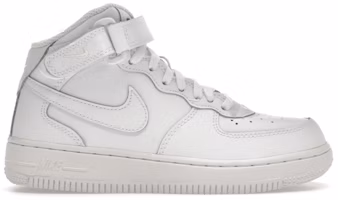 (Preschool) Nike Force 1 Mid LE 'Triple White' DH2934-111 (Preschool) Nike Force 1 Mid LE 'Triple White' DH2934-111