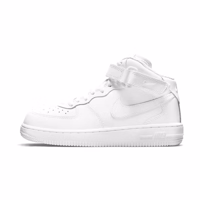 (PS) Nike Force 1 Mid LE 'Triple White'