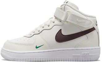 (Preschool) Nike Force 1 Mid SE '40th Anniversary - Sail Brown Basalt' FJ2895-100 (Preschool) Nike Force 1 Mid SE '40th Anniversary - Sail Brown Basalt' FJ2895-100