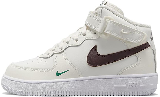 (Preschool) Nike Force 1 Mid SE '40th Anniversary - Sail Brown Basalt' FJ2895-100 Buy (Preschool) Nike Force 1 Mid SE '40th Anniversary - Sail Brown Basalt' FJ2895-100
