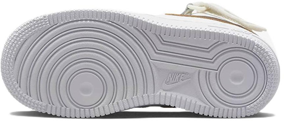 (Preschool) Nike Force 1 Mid SE '40th Anniversary - Sail Brown Basalt' FJ2895-100 Details for (Preschool) Nike Force 1 Mid SE '40th Anniversary - Sail Brown Basalt' FJ2895-100