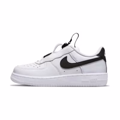 (PS) Nike Force 1 Toggle 'White Black'