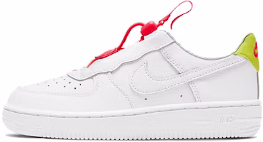 (Preschool) Nike Force 1 Toggle 'White Bright Crimson' CU5287-102 (Preschool) Nike Force 1 Toggle 'White Bright Crimson' CU5287-102