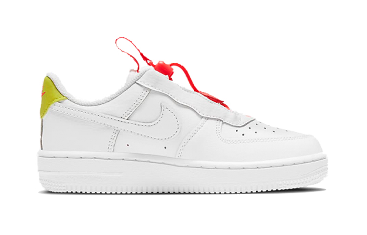 (PS) Nike Force 1 Toggle 'White Bright Crimson' 圖 2