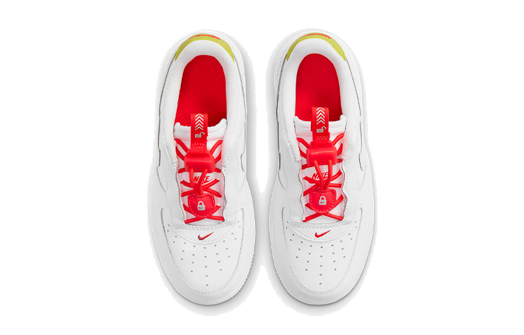 (PS) Nike Force 1 Toggle 'White Bright Crimson' 圖 4