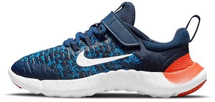 (Preschool) Nike Free RN 2021 'Blue White Orange' CZ3996-410 (Preschool) Nike Free RN 2021 'Blue White Orange' CZ3996-410