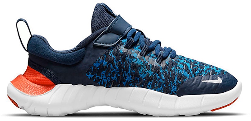 中童 Nike Free RN 2021 透氣防滑 低筒 兒童跑步鞋 藍橙 Order 中童 Nike Free RN 2021 透氣防滑 低筒 兒童跑步鞋 藍橙