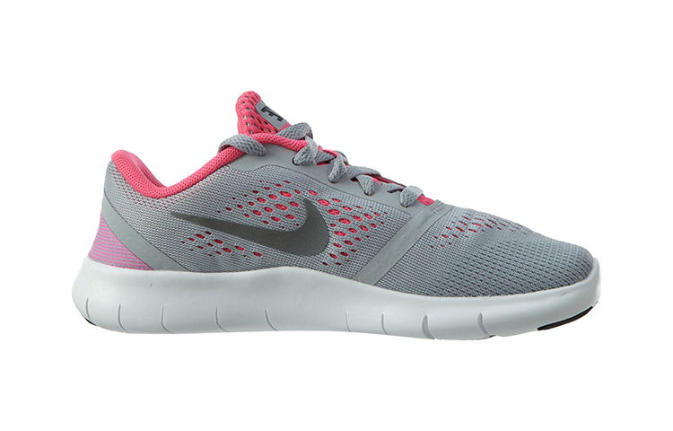 Order (PS) Nike Free RN Low-Top Grau/Rosa Sneakers 833994-001