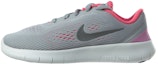 Buy (PS) Nike Free RN Rendah Kelabu/Merah Jambu 833994-001