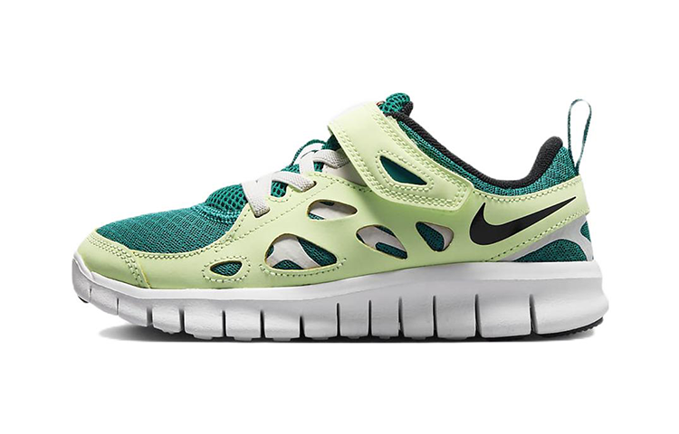 (Preschool) Nike Free Run 2 'Bright Spruce Barely Volt' DA2689-300