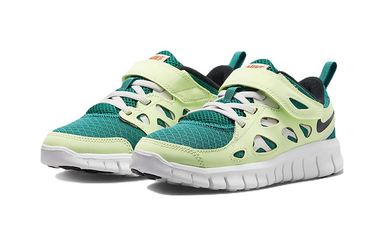 Lookbook （幼兒款）Nike Free Run 2 'Bright Spruce Barely Volt' DA2689-300