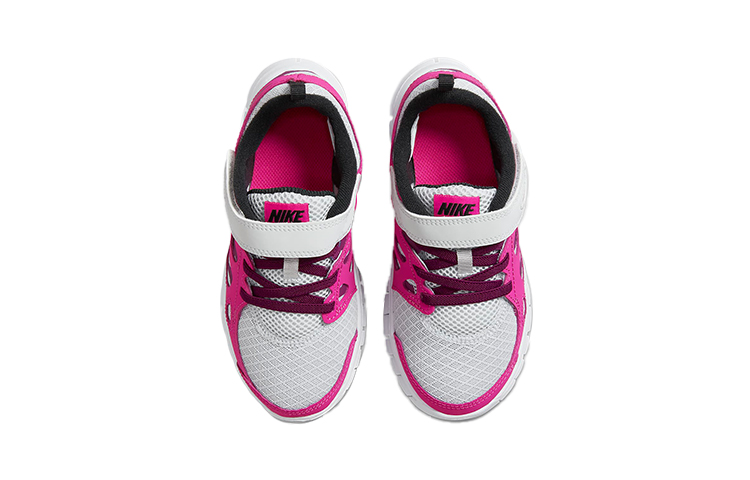 Shop BP幼童 Nike Free Run 2 魔術貼 耐磨透氣 低筒跑步鞋 灰粉色