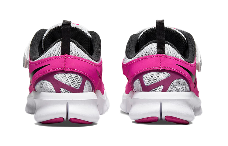 Purchase BP幼童 Nike Free Run 2 魔術貼 耐磨透氣 低筒跑步鞋 灰粉色