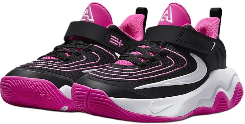 (Preschool) Nike Giannis Immortality 4 'Black Laser Fuchsia' FZ6733-004 Lookbook (Preschool) Nike Giannis Immortality 4 'Black Laser Fuchsia' FZ6733-004
