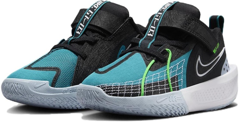 (Preschool) Nike GT Cut 3 'Black Aquamarine' FD7034-003 Lookbook (Preschool) Nike GT Cut 3 'Black Aquamarine' FD7034-003