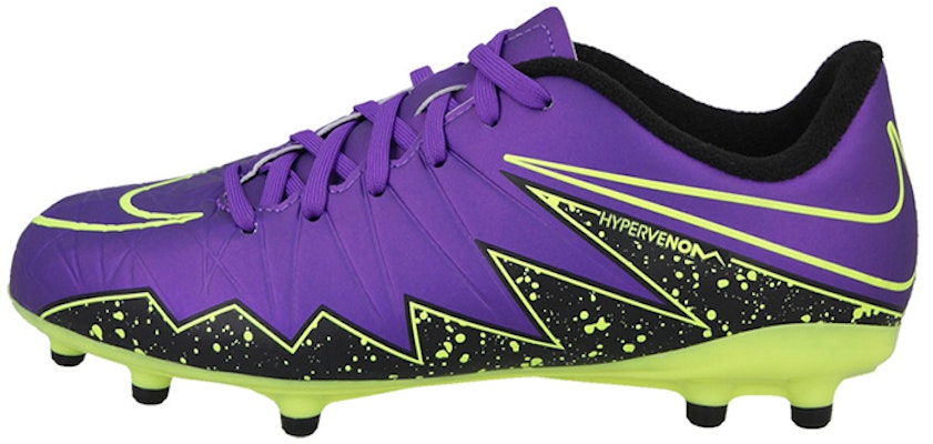 (Preschool) Nike Hypervenom Phelon 2 FG 'Purple Green' 744943-550 Buy (Preschool) Nike Hypervenom Phelon 2 FG 'Purple Green' 744943-550