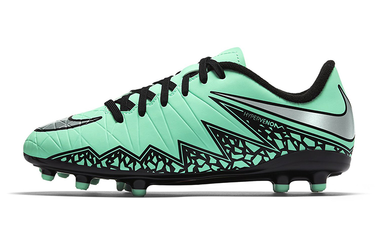 (Preschool) Nike Hypervenom Phelon 2 JR FG 'Green Black Silver' 744943-308