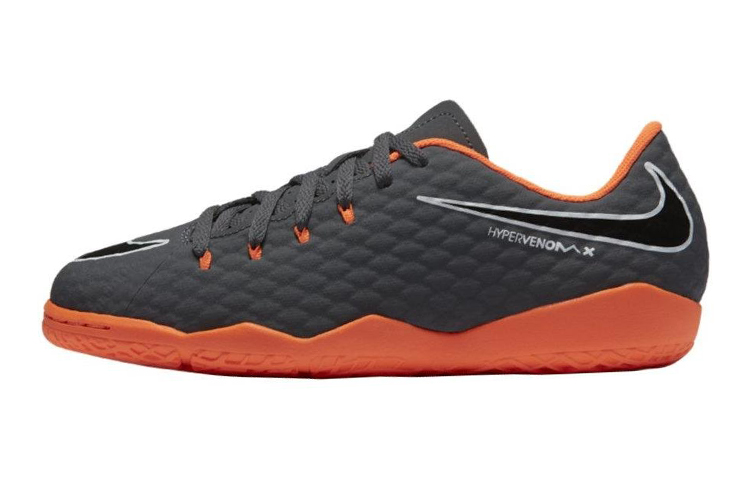 (Preschool) Nike HypervenomX Phantom 3 Academy IC 'Grey Orange' AH7295-081