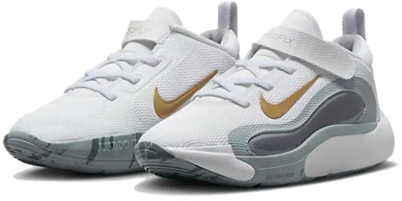 (Preschool) Nike IsoFly 'White Grey Gold' FQ7670-100 Lookbook (Preschool) Nike IsoFly 'White Grey Gold' FQ7670-100