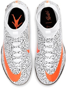 (PS) Nike Jr. Mercurial Superfly 7 Academy CR7 Safari TF Turf 'Hitam Putih Oranye' CV3187-180 Shop (PS) Nike Jr. Mercurial Superfly 7 Academy CR7 Safari TF Turf 'Hitam Putih Oranye' CV3187-180