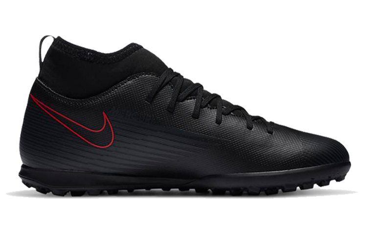 Order (PS) Nike Jr. Mercurial Superfly 7 Club TF Turf 'Negro Rojo' AT8156-060