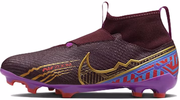 (Preschool) Nike Jr. Mercurial Superfly 9 Pro KM FG/MG 'Burgundy Assassin' DX3663-694 (Preschool) Nike Jr. Mercurial Superfly 9 Pro KM FG/MG 'Burgundy Assassin' DX3663-694