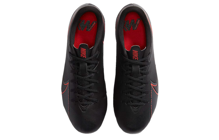 Shop (PS) 耐克 Jr. Mercurial Vapor 13 Academy MG 黑红足球鞋 AT8123-060