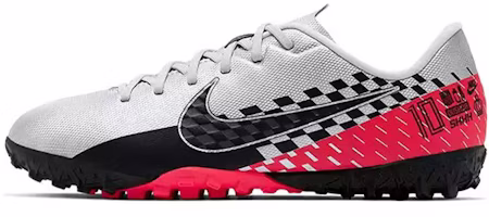 (Preschool) Nike Jr. Mercurial Vapor 13 Academy Neymar Jr. TF Turf 'Silver Black Red' AT8144-006 (Preschool) Nike Jr. Mercurial Vapor 13 Academy Neymar Jr. TF Turf 'Silver Black Red' AT8144-006